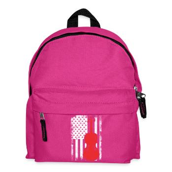4. Juli USA Violine - Kinder Rucksack - Fuchsia - Vorne