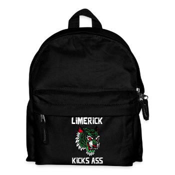 Limerick Kicks Ass Ireland - Kids' Backpack - black - Front