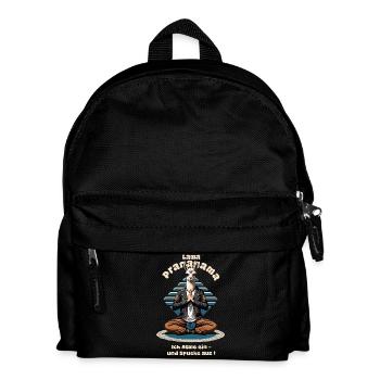 Funny Llama - Kids' Backpack - black - Front