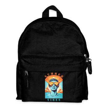 Hipsters cool - Sac à dos Enfant - noir - Devant