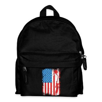 Welding USA Flag - Kids' Backpack - black - Front