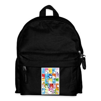 Das Lustige-Tiere-Alphabet - Kinder Rucksack - Schwarz - Vorne