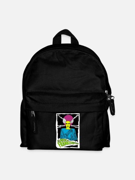 Bride of Franky Retro Poster Design - Kids' Backpack - black