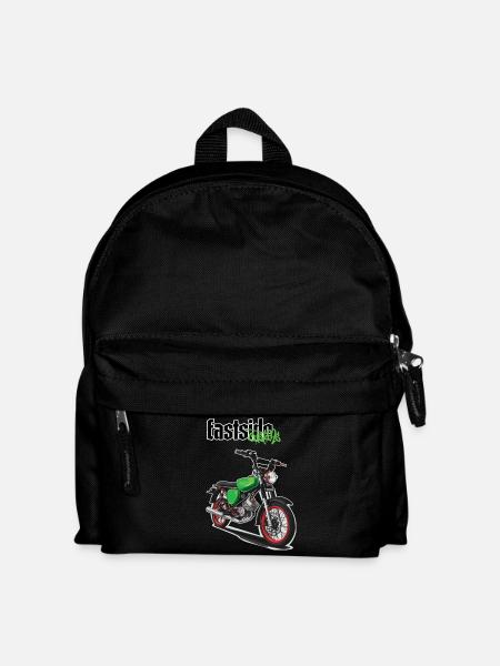 S51 (grün) // Illustration - Kinder Rucksack - Schwarz
