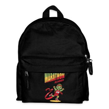 Tortue marathonienne - Sac à dos Enfant - noir - Devant