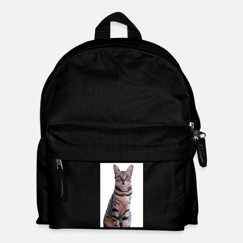 Katze Kätzchen - Kinder Rucksack - Schwarz