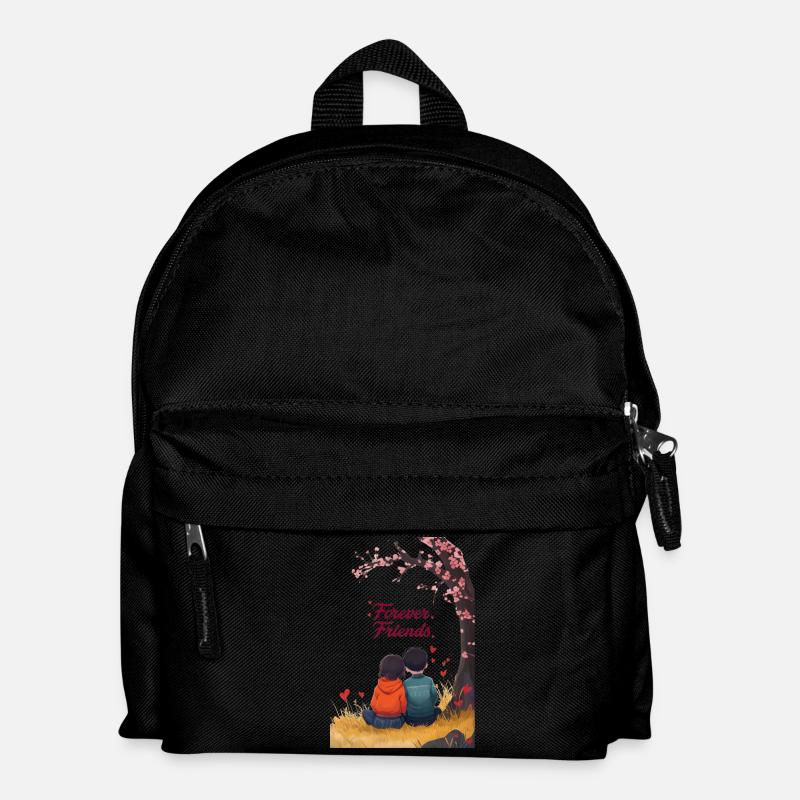 Freunde für immer - Kinder Rucksack - Schwarz