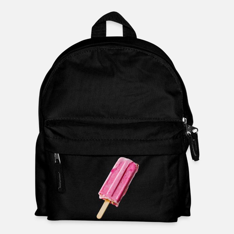 Pink cream at the STil - Kids' Backpack - black