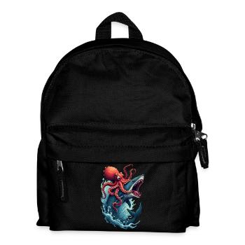 Seeschlacht - Kinder Rucksack - Schwarz - Vorne