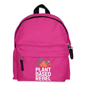 Vegetarian Vegan Veggie Vegetarian - Kids' Backpack - fuchsia - Front