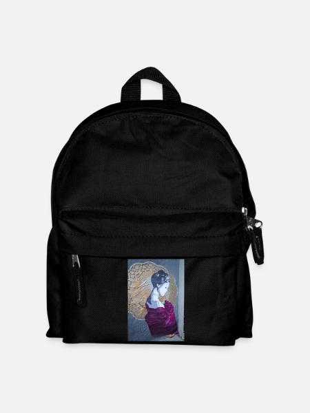 Streetart - Kinder Rucksack - Schwarz