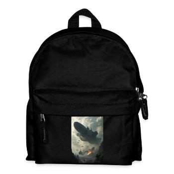 Luftflotte - Kinder Rucksack - Schwarz - Vorne