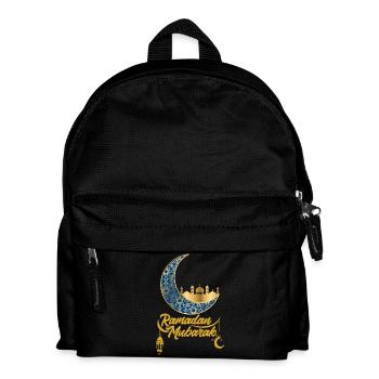 Ramadan Geschenk Eid Mubarak Islam Allah Muslim - Kinder Rucksack - Schwarz - Vorne