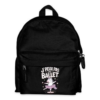 J'peux pas j'ai ballet - Sac à dos Enfant - noir - Devant