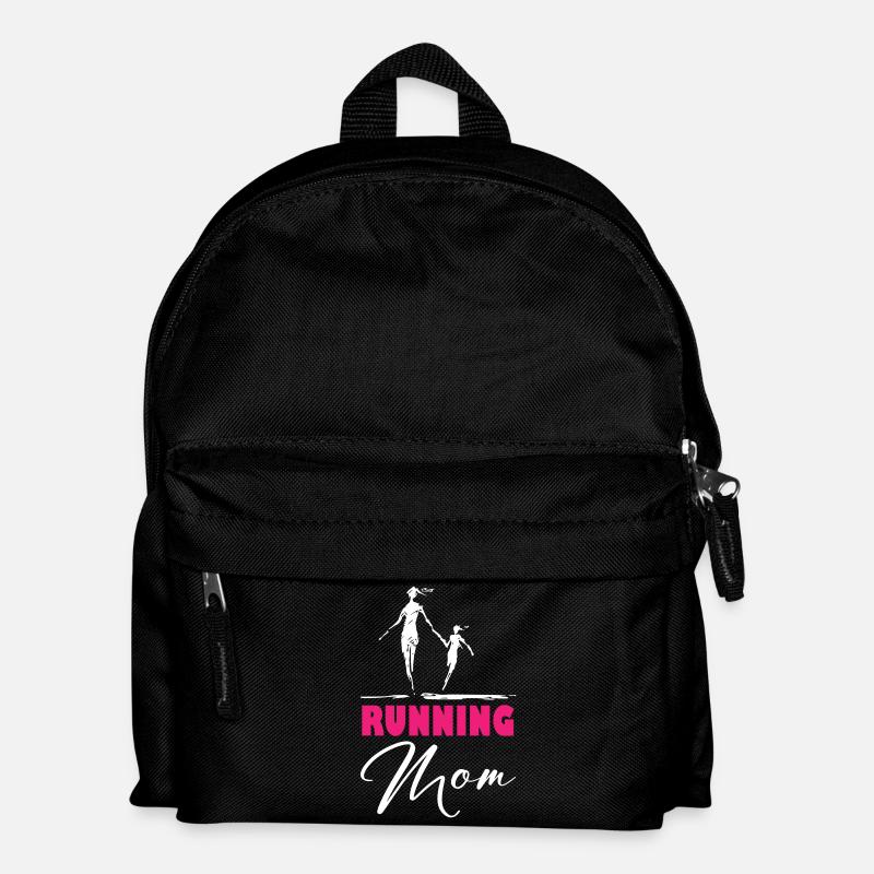 Running Mom - Kids' Backpack - black