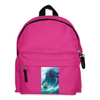 Kraken Giant sea monster from Norse mythology - Kids' Backpack - fuchsia - Front