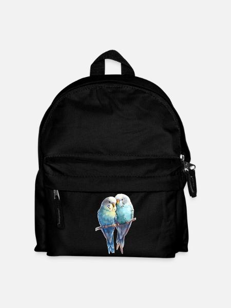 Budgie pair - Kids' Backpack - black