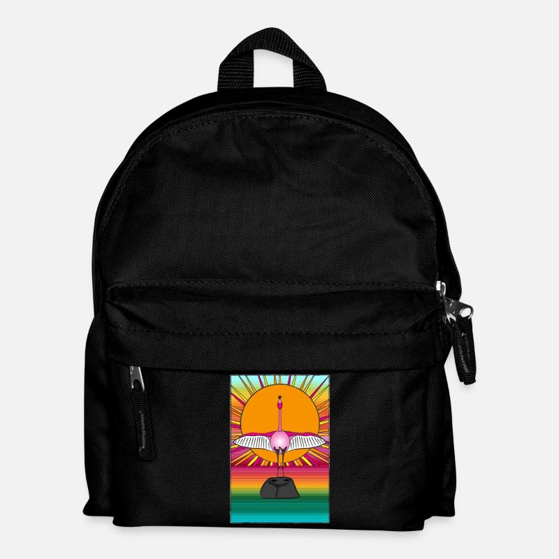 Spread your wings and fly - Kinder Rucksack - Schwarz