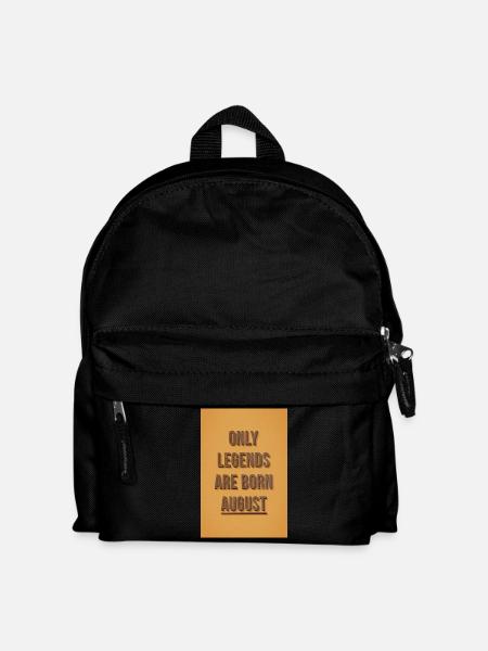 Only legends are born August - Kinder Rucksack - Schwarz