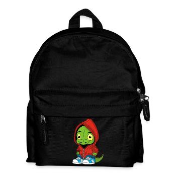 Niedlicher kleiner Dinosaurier - Kinder Rucksack - Schwarz - Vorne