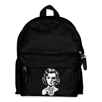 Noir comme mon âme ! Goth Café Emo Girl - Sac à dos Enfant - noir - Devant