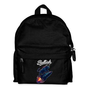 Stock Bull Bull Chart Profit Rocket Gift - Sac à dos Enfant - noir - Devant