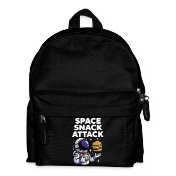 Astronaut Burger Space Snack Attack - Kinder Rucksack - Schwarz - Vorne