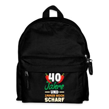 Funny 40th Birthday Gift Birthday Shirt - Kids' Backpack - black - Front