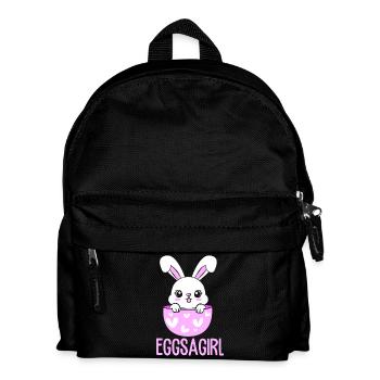 Werdende Mutter Ostern Gender Reveal - Kinder Rucksack - Schwarz - Vorne