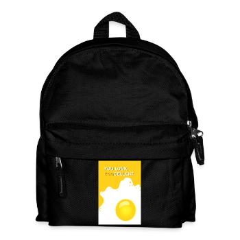 Vous avez l’air d’un œuf - Sac à dos Enfant - noir - Devant