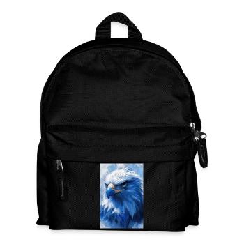 Illustration of an eagle - Kids' Backpack - black - Front