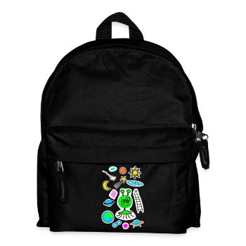 Gribouillis d’espace - Sac à dos Enfant - noir - Devant