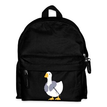 Wo sich Winde treffen – Chinesische Gans – Brunnen des Himmels - Kinder Rucksack - Schwarz - Vorne