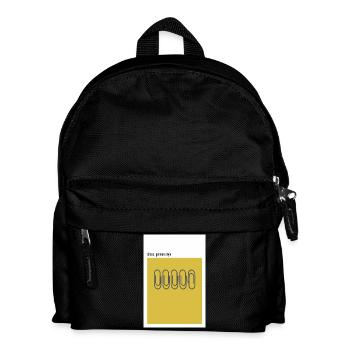 Chaos – German Style Paper Clip - Kids' Backpack - black - Front