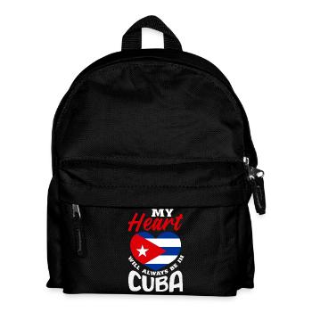 Cuba Pride & Home - Design du drapeau de Cuba - Sac à dos Enfant - noir - Devant