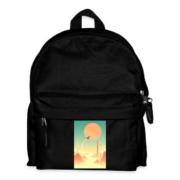 Erste Reisen jenseits ferner Horizonte - Kinder Rucksack - Schwarz - Vorne