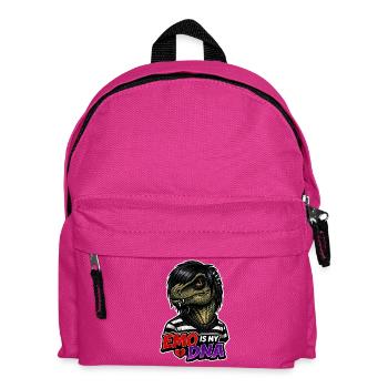 Emo-dinosaurier, Trauriger Dino, Emotionaler - Kinder Rucksack - Fuchsia - Vorne
