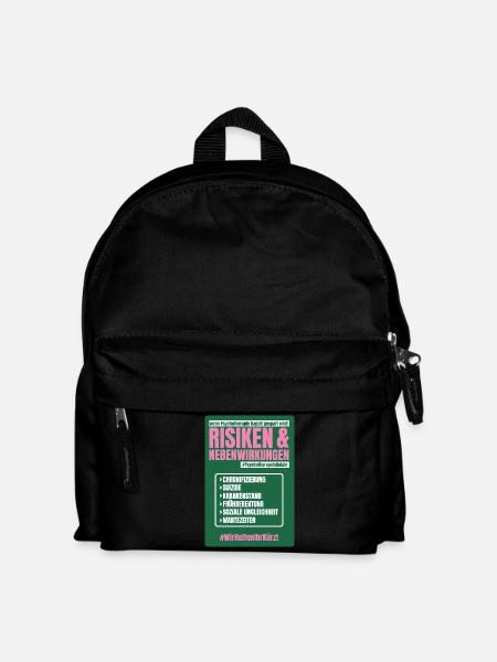 PSYCHO_03 - Kinder Rucksack - Schwarz