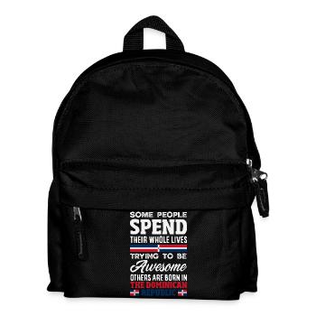 Drapeau de la République dominicaine Dom Rep Pride - Sac à dos Enfant - noir - Devant
