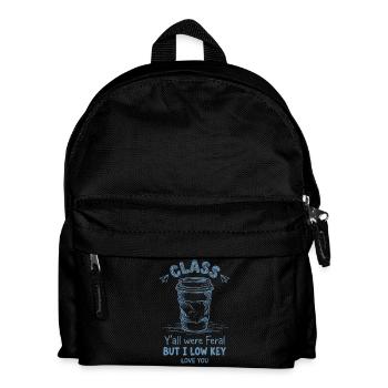 Teacher Appreciation School Y'all Were Feral - Kids' Backpack - black - Front