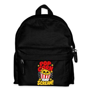 Snack Popcorn et Scream Horror - Sac à dos Enfant - noir - Devant