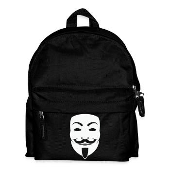 Anonymus_Maske - Sac à dos Enfant - noir - Devant