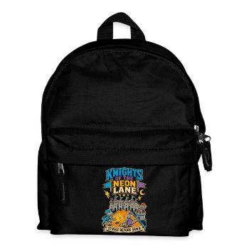 Knight Bowling Neon Lane - Kids' Backpack - black - Front
