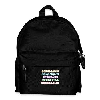 Job Bergmann - Kinder Rucksack - Schwarz - Vorne