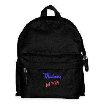 GELIEBTE - Kinder Rucksack - Schwarz - Vorne