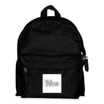 Das echte Nice Nizza Souvenir - Kinder Rucksack - Schwarz - Vorne
