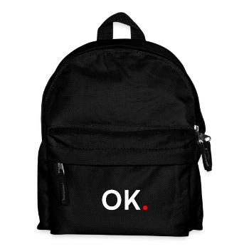 OK. Expression Minimaliste Tendance - Sac à dos Enfant - noir - Devant