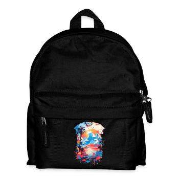 Caribbean Shirt - Kids' Backpack - black - Front