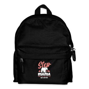 Stiefmama Mama - Kinder Rucksack - Schwarz - Vorne