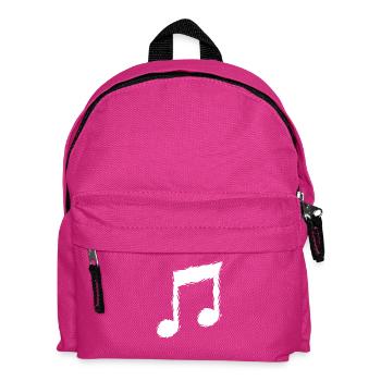Musiknote Musik Design Sänger - Kinder Rucksack - Fuchsia - Vorne